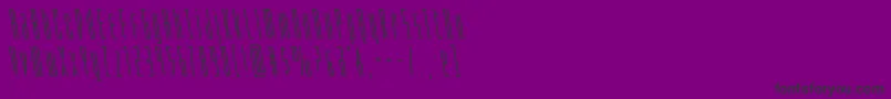 Weitere Informationen zur Phantaconleft-Schriftart Phantaconleft-Schriftart – Schwarze Schriften auf violettem Hintergrund