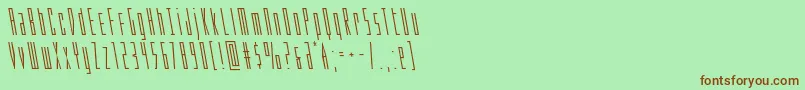 More about Phantaconleft Font Phantaconleft Font – Brown Fonts on Green Background
