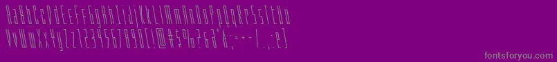 Weitere Informationen zur Phantaconleft-Schriftart Phantaconleft-Schriftart – Graue Schriften auf violettem Hintergrund