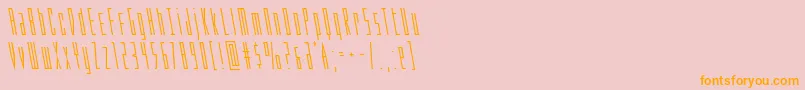 Más sobre la fuente Phantaconleft fuente Phantaconleft – Fuentes Naranjas Sobre Fondo Rosa