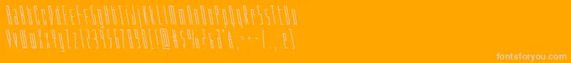 En savoir plus sur la police Phantaconleft Police Phantaconleft – polices roses sur fond orange