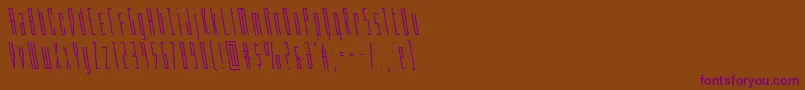 Lisätietoja Phantaconleft-fontista Phantaconleft-fontti – violetit fontit ruskealla taustalla