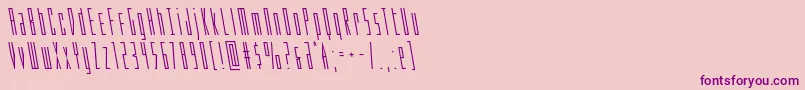 Weitere Informationen zur Phantaconleft-Schriftart Phantaconleft-Schriftart – Violette Schriften auf rosa Hintergrund