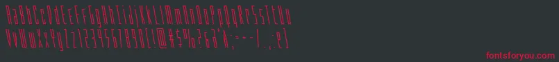 Phantaconleft Font – Red Fonts on Black Background