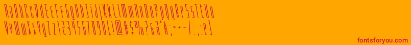 Lisätietoja Phantaconleft-fontista Phantaconleft-fontti – punaiset fontit oranssilla taustalla