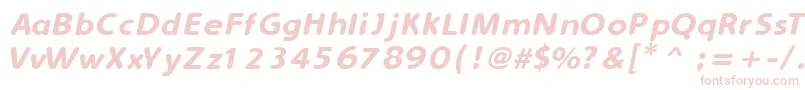 SimplyRoundedItalic Font – Pink Fonts