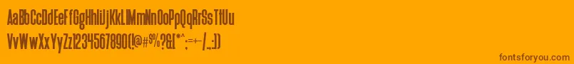 More about Deutschlander Font Deutschlander Font – Brown Fonts on Orange Background