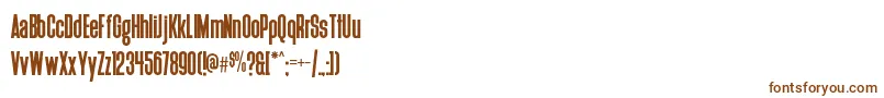 Deutschlander Font – Brown Fonts on White Background