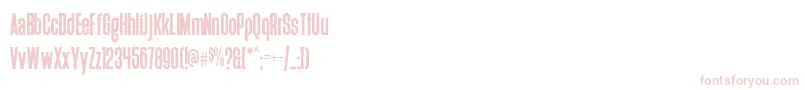 Deutschlander Font – Pink Fonts on White Background