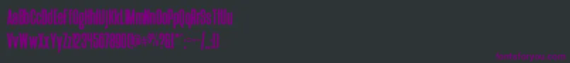 Deutschlander Font – Purple Fonts on Black Background