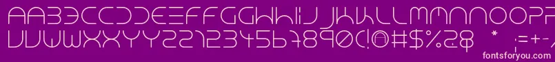 NeonClubMusic Font – Pink Fonts on Purple Background