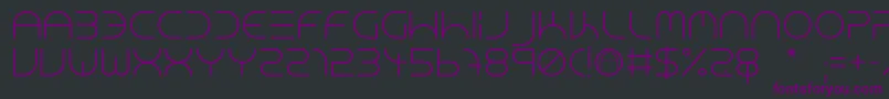 NeonClubMusic Font – Purple Fonts on Black Background