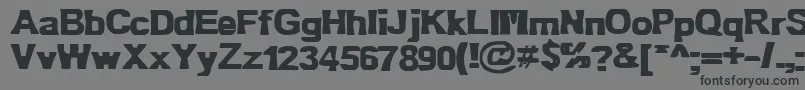 Bn Oldfashion Font – Black Fonts on Gray Background