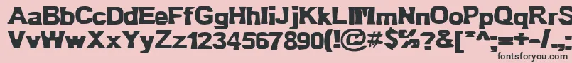 Bn Oldfashion Font – Black Fonts on Pink Background
