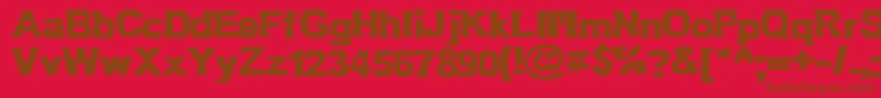 Шрифт Bn Oldfashion – коричневые шрифты на красном фоне
