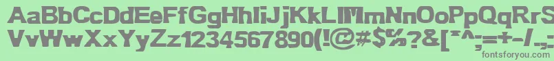 Шрифт Bn Oldfashion – серые шрифты на зелёном фоне