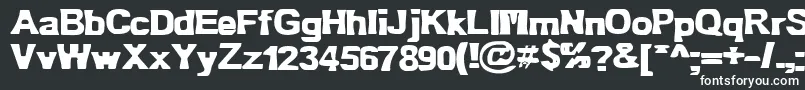 Шрифт Bn Oldfashion – белые шрифты на чёрном фоне