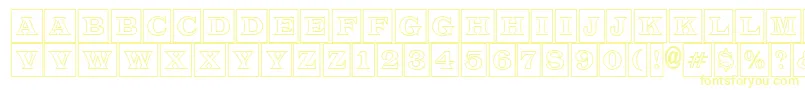 ALatinotitulcmotl-fontti – keltaiset fontit