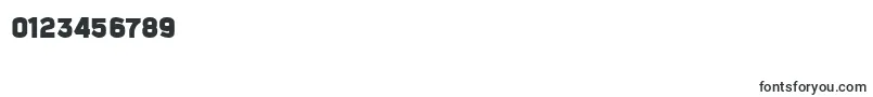 KautivaUniBlack Font – Fonts for Numbers and Digits