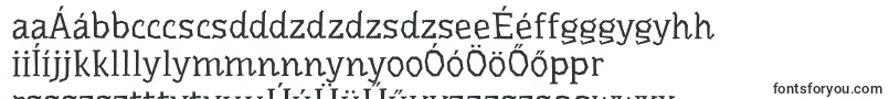 Шрифт Underdog – венгерские шрифты