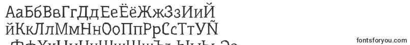 Underdog-fontti – venäjän fontit