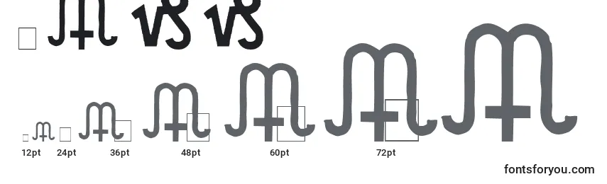 Carr Font Sizes