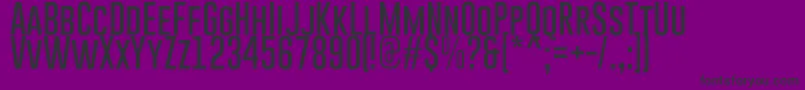 GoboldThin Font – Black Fonts on Purple Background