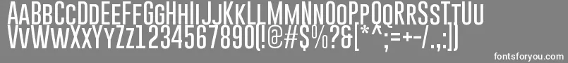 GoboldThin Font – White Fonts on Gray Background