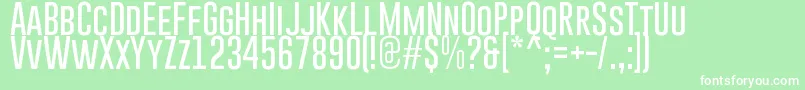 GoboldThin Font – White Fonts on Green Background