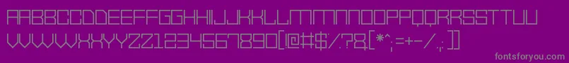 VectorWaves Font – Gray Fonts on Purple Background