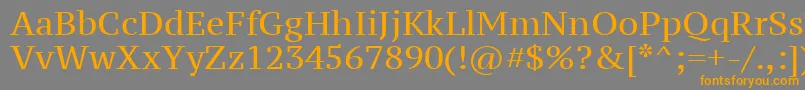 More about Ptz55fW Font Ptz55fW Font – Orange Fonts on Gray Background