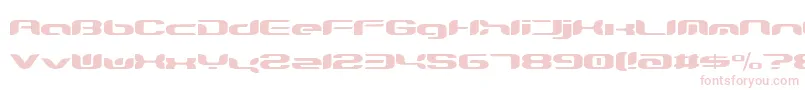 Teknikohlremix01Normal-Schriftart – Rosa Schriften auf weißem Hintergrund