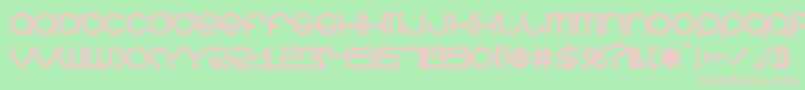 Шрифт BeastmodeBold – розовые шрифты на зелёном фоне