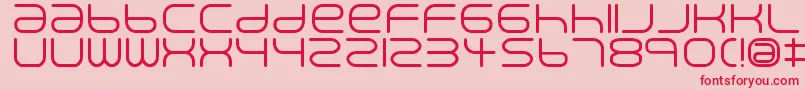 Creaminal Font – Red Fonts on Pink Background