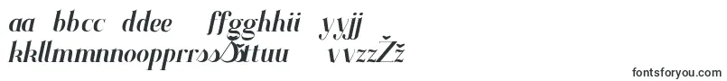 fuente SantanderItalic – fuentes lituanas