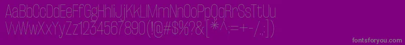 More about RakeslyUl Font RakeslyUl Font – Gray Fonts on Purple Background