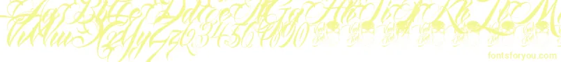 QueenAnhaScript Font – Yellow Fonts