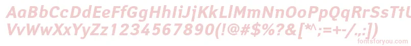 YanuscBolditalic Font – Pink Fonts