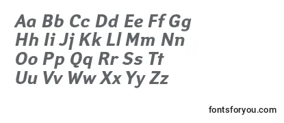 YanuscBolditalic Font