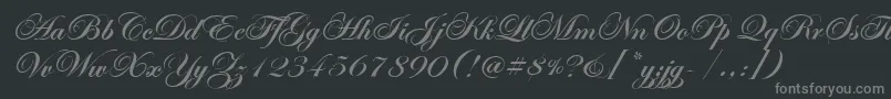 fuente EdwardianScrItcTtBold – Fuentes Grises Sobre Fondo Negro