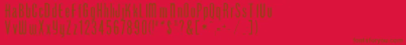 More about Rsphoenix Font Rsphoenix Font – Brown Fonts on Red Background