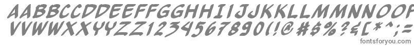 Yewbi Font – Gray Fonts on White Background