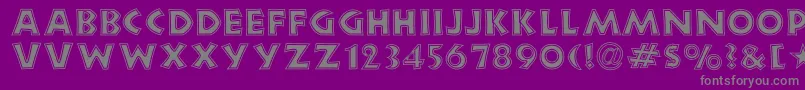 Weitere Informationen zur Newlandcontour-Schriftart Newlandcontour-Schriftart – Graue Schriften auf violettem Hintergrund