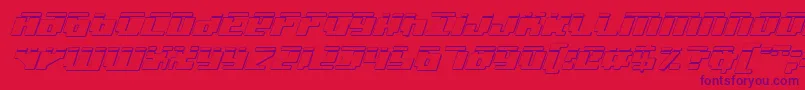 More about BadRobotItal3Dl Font BadRobotItal3Dl Font – Purple Fonts on Red Background