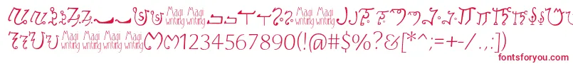 Magiwriting Font – Red Fonts