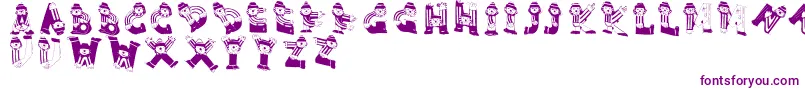 Clownsalphabeta Font – Purple Fonts