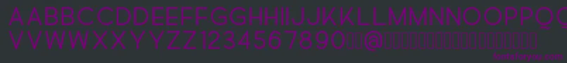 Quick Font – Purple Fonts on Black Background