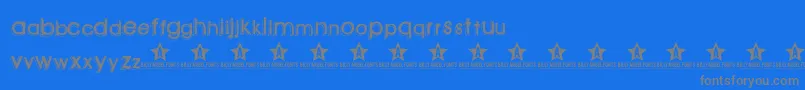 More about Greenpil Font Greenpil Font – Gray Fonts on Blue Background