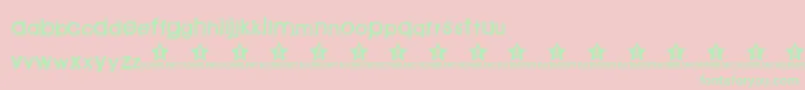 Greenpil Font – Green Fonts on Pink Background