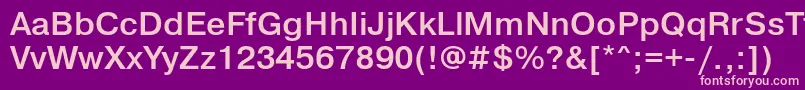 PragmaticalightfttBold Font – Pink Fonts on Purple Background